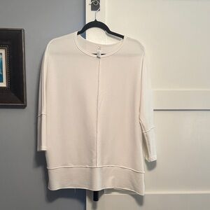 SPANX Women's Cream Long Sleeve Top